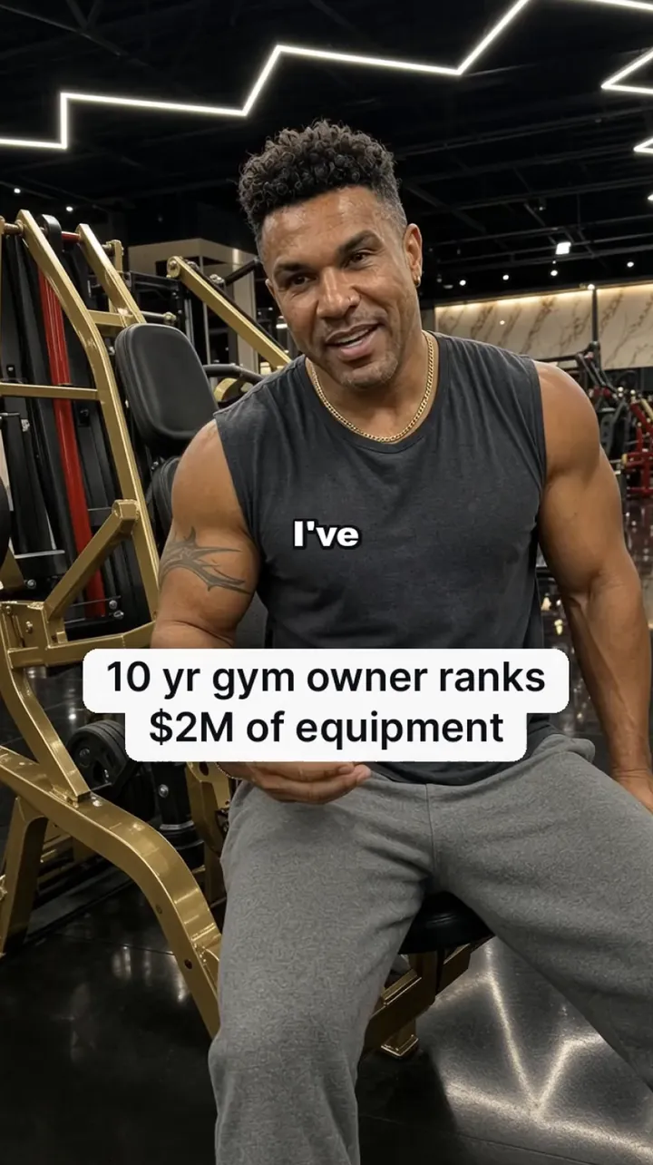 Founder-led short-form video of a gym owner ranking equipment